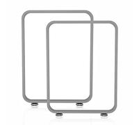 Industrial Square Tube Table Legs for Dining and Coffee Tables, Heavy Duty Replacement Bench Legs, Easy to Install, 45cm/55cm/65cm/75cm Options