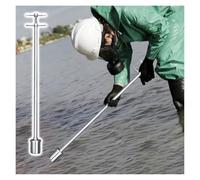 Industrial Stainless Steel Liquid Sampler High Temperature Resistant 2ft 3ft 5ft Long Lightweight Water Sampling Pole with Graduated Water Sample ing Probe Dipper(1000ml L 4.9 ft/150 cm)