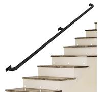 Industrial Stair il for Indoor/Outdoor Steps 540cm Wall-Mounted Railing Complete Set for Home Kindergarten Corridor Safety & Easy Installation