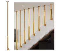 Industrial Staircase Handrail, Adjustable Height Side Mount Railing for Enhanced Safety in Apartments and Commercial Spaces