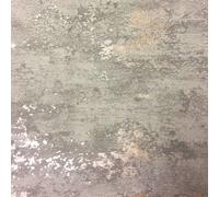 Grandeco Orion Concrete Industrial Stone Distressed Metallic Copper Grey Wallpaper