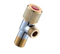 Industrial Strength Angles Valves Anti Erosion Thickened Anti Burst Brass Angles Valves for Water Flows Control Device Easy Install Pipe