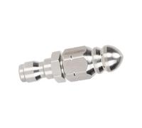 Industrial Strength Drain Cleaning Attachment 1/4 Inch Thread Nozzle with 360 Degree Sprays Coverage for Household Residential/Commercial Jetter Tip