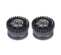 Industrial strength extruder gear assembly full metal construction strengthens the load capacity of the extruder K2 and fast extruder