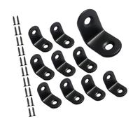 Industrial Strength L Angles Bracket Set for Cabinet and Shelf Assembly Includes Mounting Hardware Stainless Corner Joint Bracket