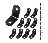 Industrial Strength L Angles Bracket Set for Cabinet and Shelf Assembly Includes Mounting Hardware Stainless Corner Joint Bracket