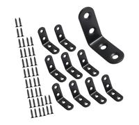 Industrial Strength L Angles Bracket Set for Cabinet and Shelf Assembly Includes Mounting Hardware Stainless Corner Joint Bracket