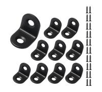 Industrial Strength L Angles Bracket Set for Cabinet and Shelf Assembly Includes Mounting Hardware Stainless Corner Joint Bracket