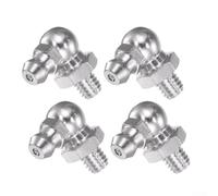 Industrial Strength M6 x 1mm 90 Degree Metric Grease Nipple Fitting, Galvanized Iron