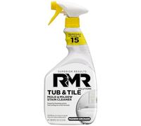 RMR - Tub and Tile Cleaner, Mold & Mildew Stain Remover, Industrial-Strength, No-Scrub Foam Cleaner, Modern Orchard Scent, 32 Fl Oz