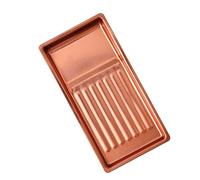Industrial Strength Nails Technician Tray Thickened Stainless Steel for Salon Tools and Efficient Storage Pinkgold Nails Technician Tray