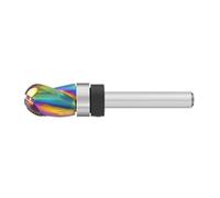 Industrial Strength Router Bit Three Flute Configuration Rainbow Wear Proof Coating For Furniture The Holzcraft Three Flute Tool For Woodworking Making