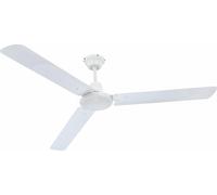 Industrial style ceiling fan with wall controller FERRO White 142 cm 56"