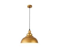 Industrial Style Gold Metal Pendant Lighting - Vintage American Dining Room Light Fixture