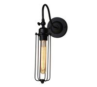 Industrial Style Iron Cage Wall Lamp Vintage Retro Wall Light Nostalgia Wall Mounted Fixture for Farmhouse Dining Room