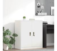 Industrial Style Steel Storage Cabinet with Lockable Doors for Office Organization and Secure Document Storage