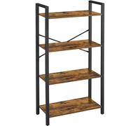 Industrial Style Wooden Bookcase Bookshelf Shelving Storage Unit