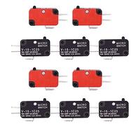 industrial switch 10 Pcs 125V/250V 16A Microwave Oven Door Arcade Cherry Push Button SPDT 1 NO 1 NC Micro Switch