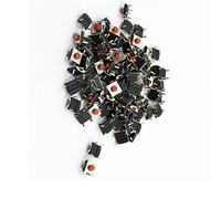 industrial switch 100 Pcs Industrial Switches 6 x 6 x 3.4mm 4 Pin PCB Through Hole Mount Tact Pushbutton Switches Switch SPST