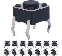 industrial switch 100Pcs 6 x 6mm x 4.3mm PCB Momentary Tactile Tact Push Button Switch 4 Pin DIP (Color : Gold)