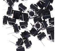 industrial switch 100pcs/lot Mini Micro Momentary Tactile Push Button Switch 2 pins 6 * 6 * 5 mm ON/Off Keys Button DIP 6x6x5mm