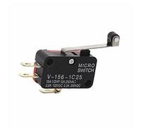 industrial switch 100Pcs V-156-1C25 Roller Lever Arm SPDT 1NO 1NC Micro Limit Switch 3 Terminals Momentary