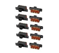 industrial switch 10pcs 2 Position 3P SPDT Micro Miniature PCB Slide Switch Latching Toggle Switch replacement parts