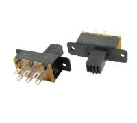 industrial switch 10pcs SS22F25-G7 2 Position DPDT 2P2T Panel Mount Mini Slide Switch Solder Tab replacement parts