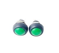 industrial switch 10pcs Two Pins 12mm DIY Reset Small-Sized Push Button Switch Momentary Electrical Power Horn Switches (Color : Green)