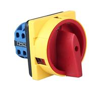 industrial switch 1Pcs Padlock Rotary Cam ON-Off Switch 20A and 25A Off-ON 0-1 4 Poles Disconnect Switch Isolator Switch LW26GS (Color : Lw26-20gs 04-1)