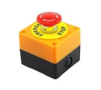 industrial switch 1PCS Shell Red Sign Push Button Switch DPST Mushroom Emergency Stop Button Switch AC 660V 10A NO+NC LAY37-11ZS replacement parts