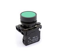 industrial switch 1Pcs XB5-AA31 22mm Flat Electrical Circuits Control Push Button Switch Flat Head Push Button Momentary (Color : Xb4 Aa31 1no)