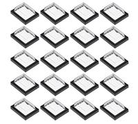 industrial switch 20 Pieces Waterproof Switch Cover Protective Caps Transparent Black Rectangle Splashes for Boat Rocker Switch