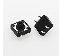 industrial switch 20Pcs 12x12x7.3 Mm Tactile Switches Yellow Square Push Button Tact Switch 12 * 12 * 7.3 Mm Micro Switch (Color : S)