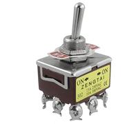 industrial switch 3P2T 3PDT 2 Position On/Off Toggle Switch, AC 250V/15 Amp, 380V/10 Amp replacement parts