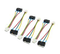 industrial switch 6Pcs Straight Hinge Lever SPDT Micro Limit Switch AC 250V 5A