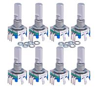 industrial switch 8pcs 20 Detents Points 360 Degree Rotary Encoder Switch,Shaft Diameter 6 mm car