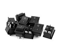 industrial switch 9PCS ON-Off Outlets & Accessories 4 Pins Snap in Rocker Toggle Switch AC 250V 15A Outlet Switches 125V 20A