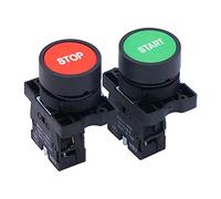 industrial switch AC 660V 10A Momentary Start/Stop Red Green Sign NO NC Push Button Switch HB2-Start/Stop replacement parts