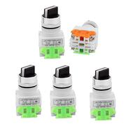 industrial switch AC 660V 10A NO/NC DPST 2 Position Latching Selector Rotary Switch 5PCS replacement parts