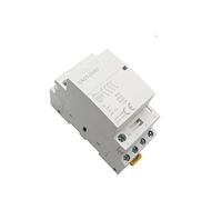 industrial switch Contactor 4p 16-25A AC 220V 230V 50/60Hz Household AC Modular Contactor Switch Controller 4no 4nc 2no 2nc Smart Home House Hotel Industrial Electrics (Color : 20a-4no) (Color : 16a-