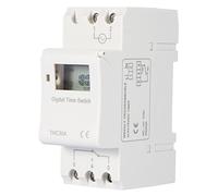 industrial switch Digital Timer Switch,THC 30A ACDC 12/24/110/220V Multi Auto Rail Type Relay Programmable Electronic Time Control Switch,for Street Neon Lamp,Advertising Sign Light,Production Device,