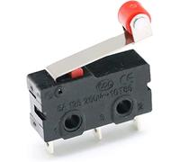 industrial switch Limit Switch 10 Pcs 20x11x6.4mm Mini Micro Limit Switch Roller Lever Arm SPDT Snap Action No Handle/with Handle/Scroll Wheel (Color : Scroll Wheel, Size : 20x11x6.4mm)
