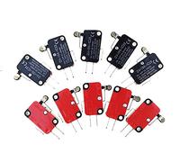 industrial switch Limit Switch 10pcs V-155-1C25 Micro Limit Switch Short Hinge Roller Lever Arm replacement parts
