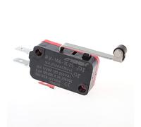 industrial switch Limit Switch 5 Pcs RV-166-1C25 Micro Limit Switch Actuator Type Long Hinge Roller Lever Arm Snap Action