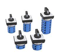 industrial switch LW26-20 Switch 1/2/3/4/5 Joint Reversing Switch 20A Versatile Change-Over Switch 440V 20A Cutoff Switch 1-0-2 (Color : LW26-20-5-25A)
