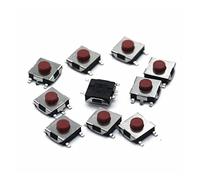 industrial switch Micro Switch 1000PCS Flat Red SMD 5Pin 6x6 Tact Push Button Switch 6 * 6 * 3.1MM Micro Switch 6x6x3.1mm