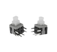 industrial switch Micro Switch 10PCS 5.8x5.8mm x Height 10.1 mm Push Button Switch On/Off Through Hole PCB DPDT Lock Right Angle Key Switch Self Lock Push