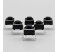 industrial switch Micro Switch 50pcs/lot 6x6x5MM 4PIN G90 Tactile Tact Push Button Micro Switch Direct Self-Reset DIP Top Copper