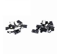 industrial switch Micro Switch 50Pcs Mini 7-Pin On/Off 1P2T SPDT MSK-12C02 SMD Toggle Slide Switch for MP3 MP4 replacement parts (Color : Bags, Size : Gold)